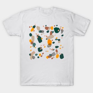 Modern Terrazzo Pattern |  Fall Vibes T-Shirt